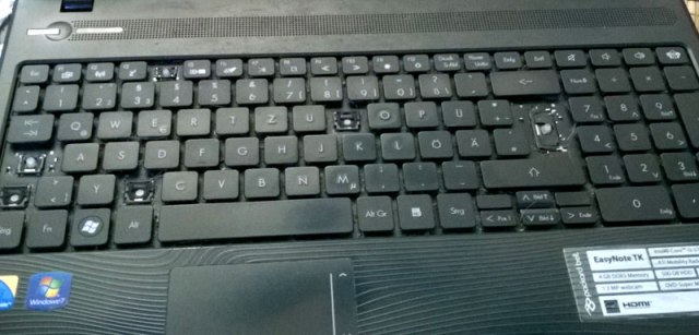 Teclado rota